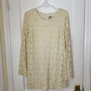 H&M Beige Lace Top